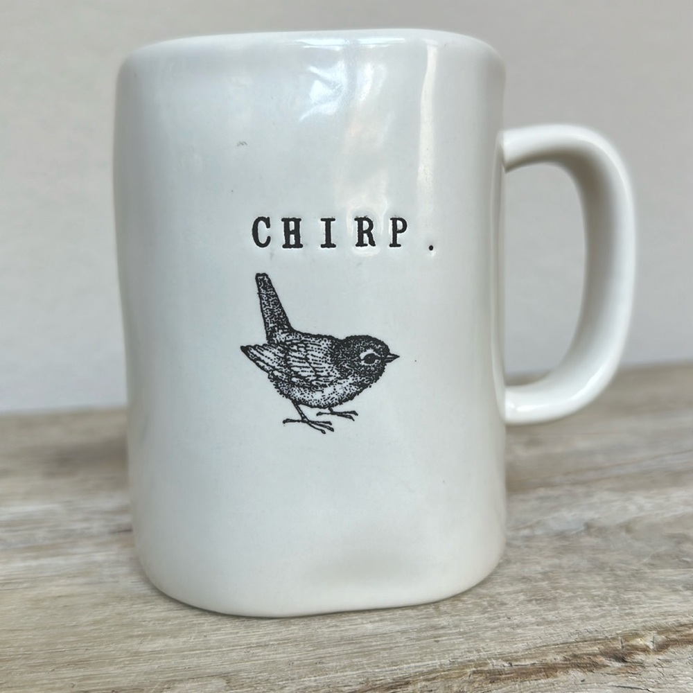 Rae Dunn Magenta Chirp Ceramic Tea Coffee Cup Mug